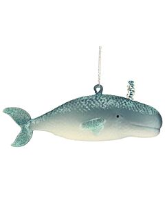 Gisela Graham Blue Glass Whale